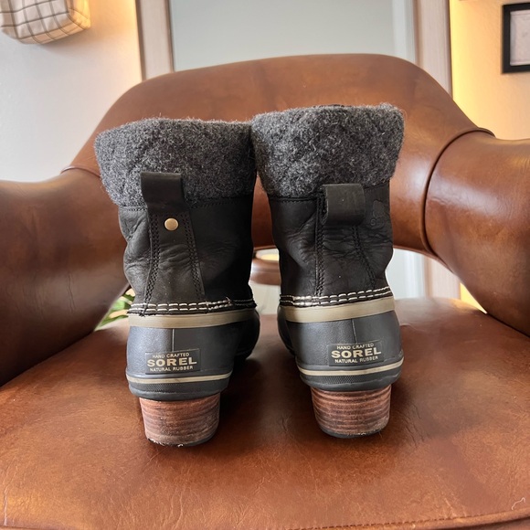 Sorel Women's Slimpack Lace II Snow Boot Black size 9 - Picture 3 of 4